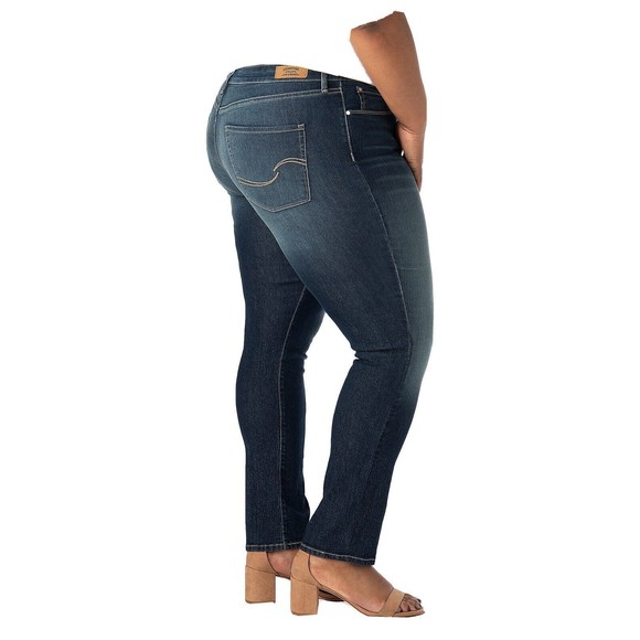 Levi Signature Strauss Plus Size 24M Mid-Rise Modern Slim Super Stretchy Denim - Picture 5 of 10
